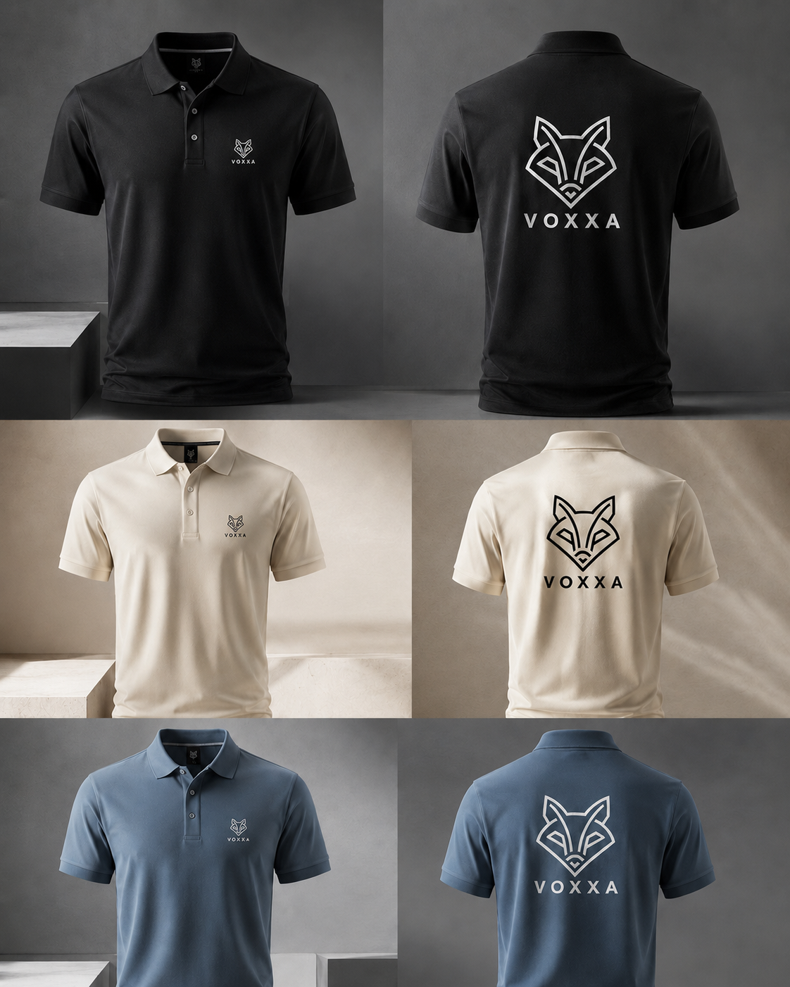VOXXA Signature Collared T-Shirt